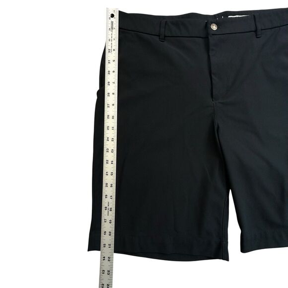 Johnnie-O Prep Formance Shorts Men's 40 Black Golf 10” Inseam Stretch Flat Front - Picture 11 of 11